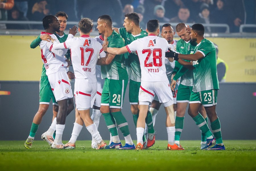 Масово спречкване между играчите на Лудогорец и ЦСКА1