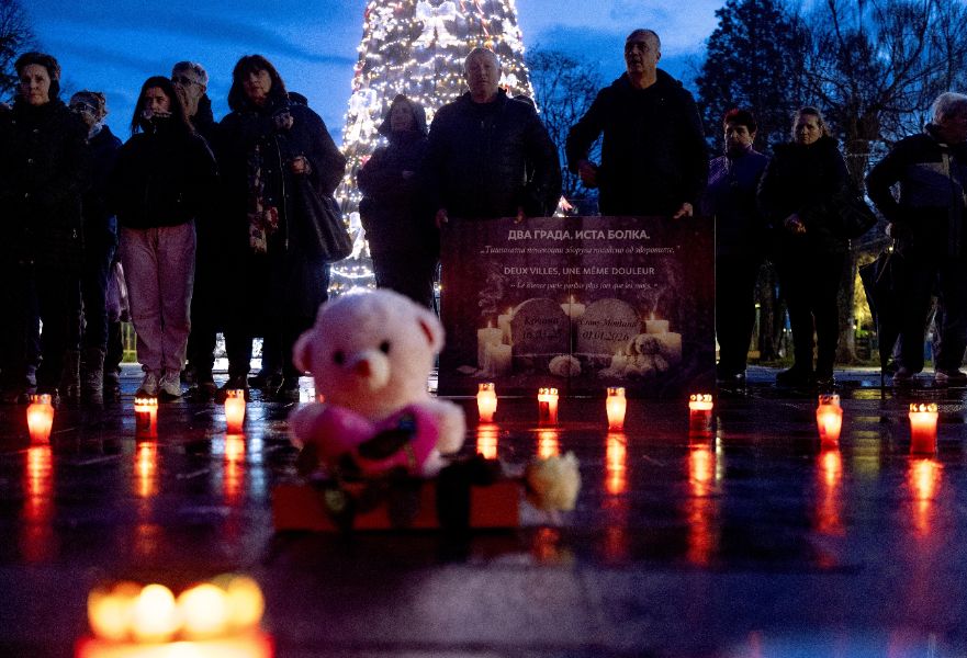 <p>Година след трагедията в дискотека "Пулс" в Кочани.</p>