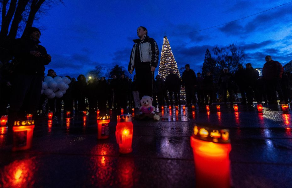 <p>Година след трагедията в дискотека "Пулс" в Кочани.</p>