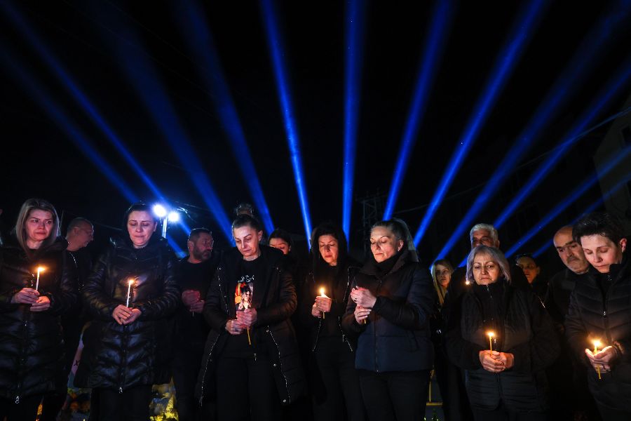 <p>Година след трагедията в дискотека "Пулс" в Кочани.</p>