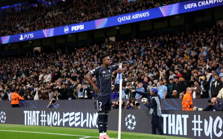 Жестът на Винисиус, с който разгневи феновете на Ман Сити