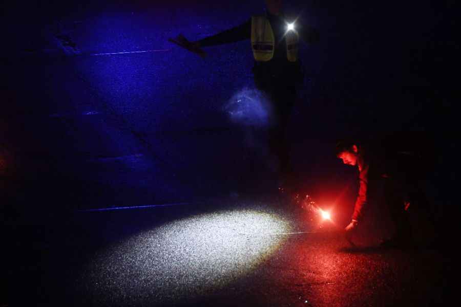 <p>Инцидент със самолет на летище "ЛаГуардия" в Ню Йорк.</p>