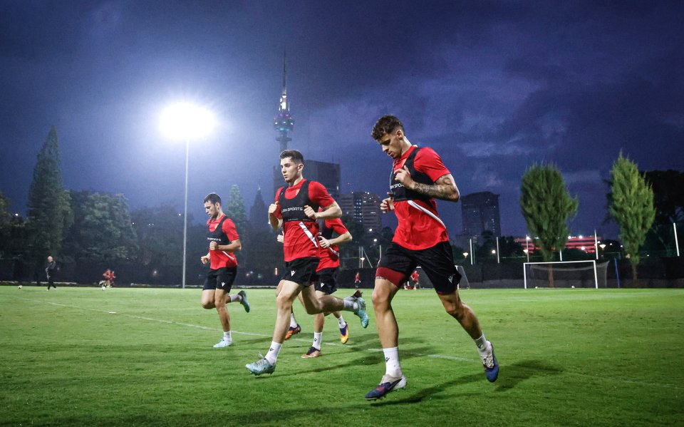 Тренировка на националите в Джакарта1