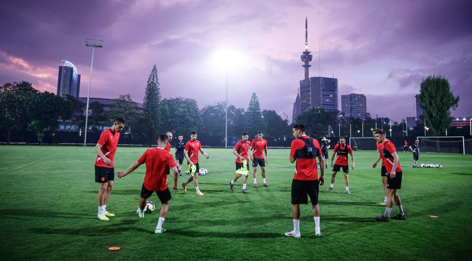 Тренировка на националите в Джакарта1