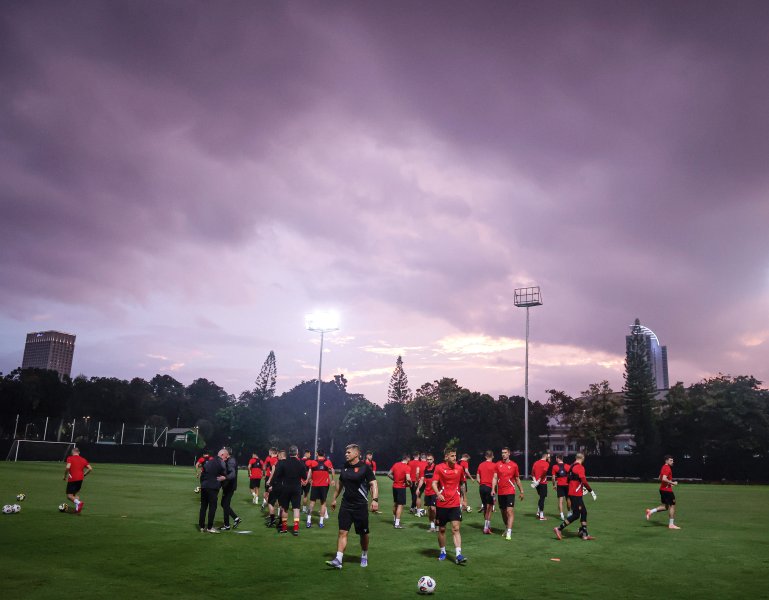 Тренировка на националите в Джакарта1