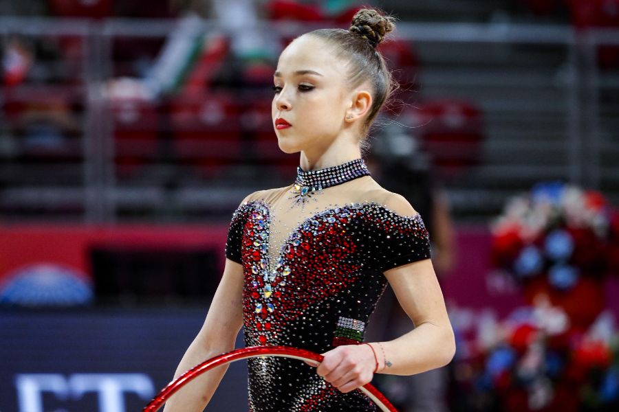 <p>Финалите на отделните уреди на Световната купа по художествена гимнастика.</p>