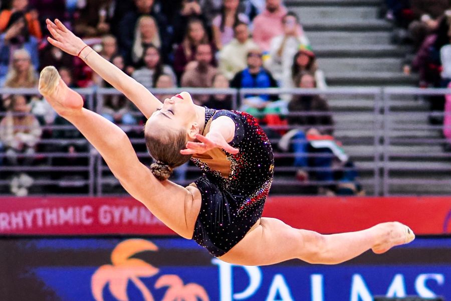 <p>Финалите на отделните уреди на Световната купа по художествена гимнастика.</p>