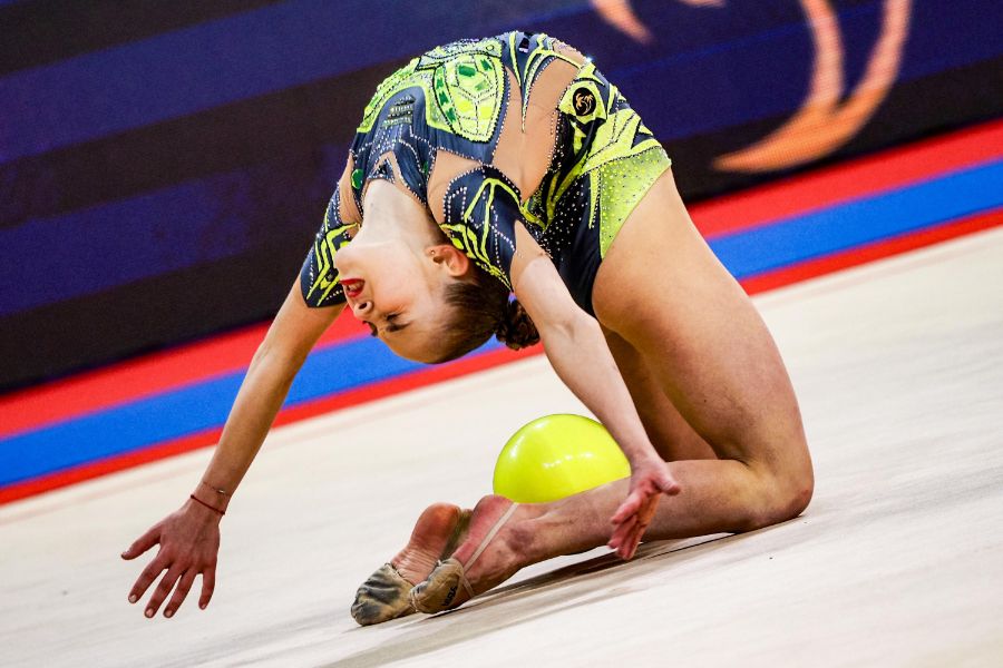 <p>Финалите на отделните уреди на Световната купа по художествена гимнастика.</p>