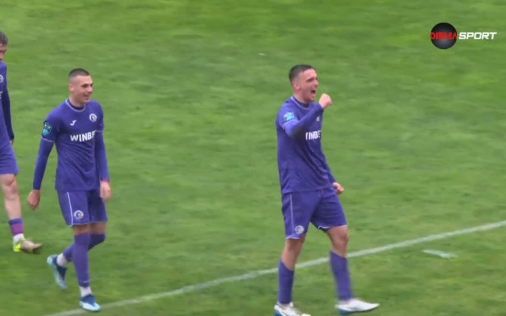 Стилиян Добрев от Етър със страхотен гол в MrBit Втора лига (видео)