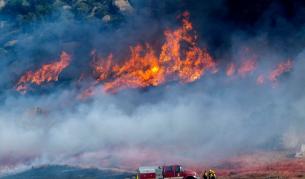 <p>Огнен ад в Калифорния: Горски пожар доведе до евакуации</p>