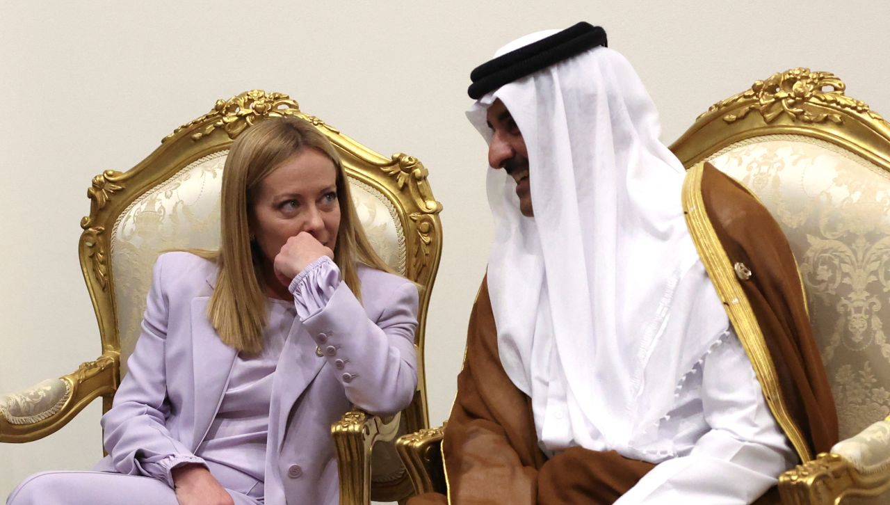 Мелони обсъди енергийната криза с емира на Катар