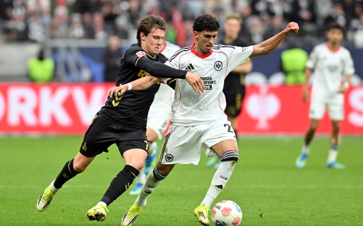 Айнтрахт Франкфурт пропиля преднината си срещу Кьолн