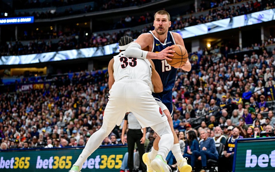 Денвър измъкна победата от Портланд след продължение в мач от НБА