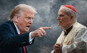 Тръмп с остри критики срещу папа Лъв и AI изображение, което предизвика бурни реакции