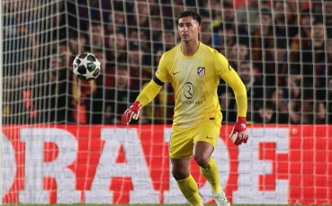 Вратарят на Атлетико Мадрид за окървавеното лице на Фермин: Той се блъсна в крака ми и мен ме заболя (снимки)