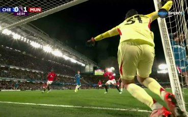 Трета греда за Челси срещу Манчестър Юнайтед (видео)