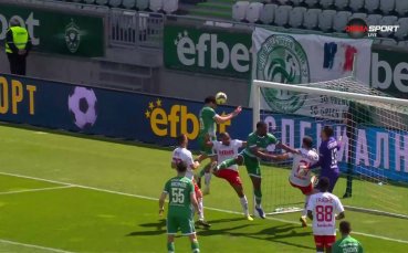 Педро Нареси удари греда за Лудогорец