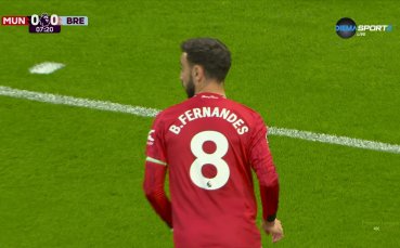 Манчестър Юнайтед - Брентфорд 1:0 /първо полувреме/