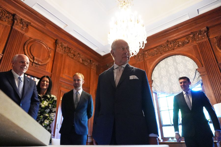 <p>Крал Чарлз и кралица Камила на държавно посещение в САЩ.</p>