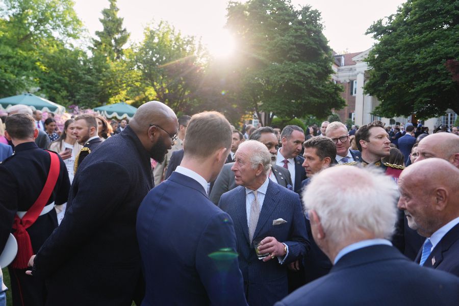 <p>Крал Чарлз и кралица Камила на държавно посещение в САЩ.</p>