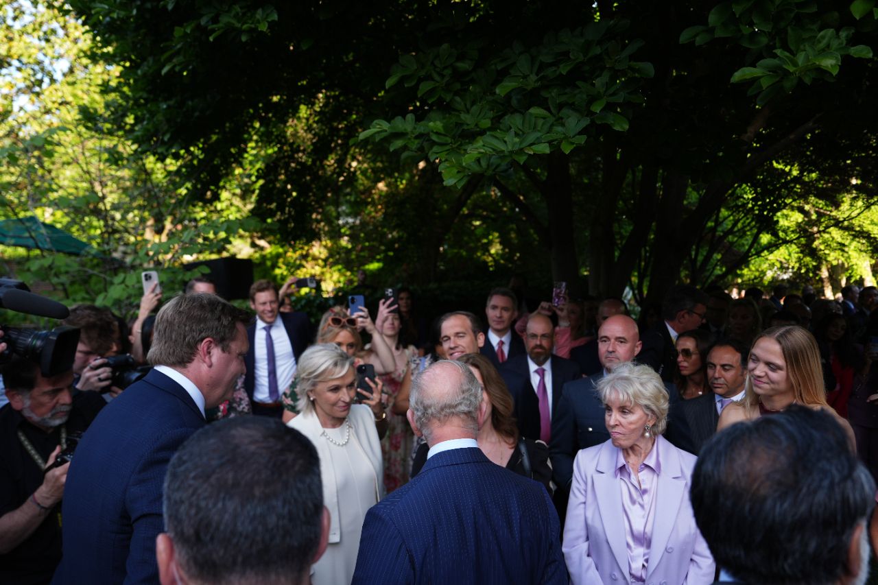 <p>Крал Чарлз и кралица Камила на държавно посещение в САЩ.</p>