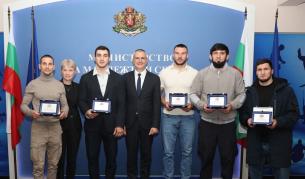 Спортният министър награди медалистите ни от Европейското първенство по борба