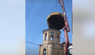 Историята на 169-годишната църква в с. Голема Раковица, чийто купол падна