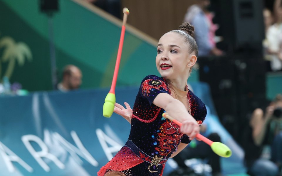 Стилияна Николова спечели сребро от Европейското първенство по художествена гимнастика във Варна, 30.05.2026 г.