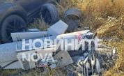 Пиян бутна електрически стълб и остави част от село без ток
