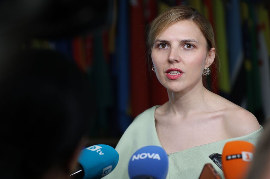 <p>Визията на Велислава Петрова на срещата с Хакан Фидан.</p>
