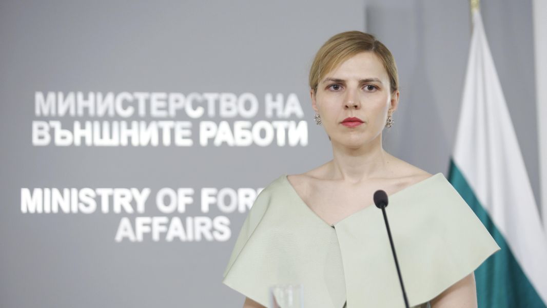 <p>Визията на Велислава Петрова на срещата с Хакан Фидан.</p>