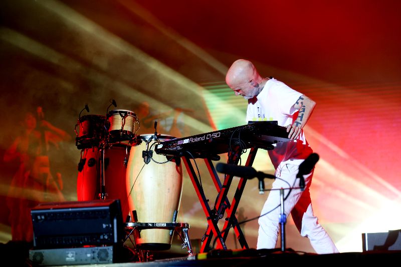 <p>Американският музикант и композитор Moby с концерт на главната сцена на фестивала PhillGood на Гребната база в Пловдив.</p>