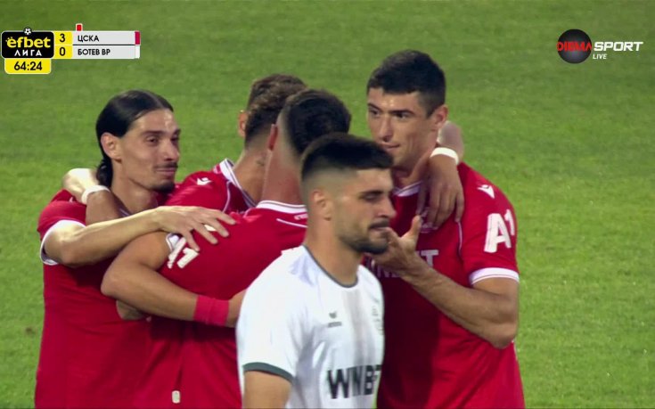 Goal by PFC CSKA Sofia