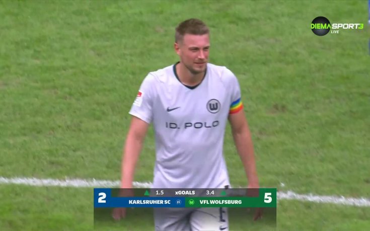 Карлсруе - Волфсбург 2:5 /репортаж/