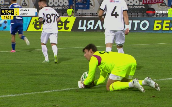 Славия - Левски 0:0 /първо полувреме/