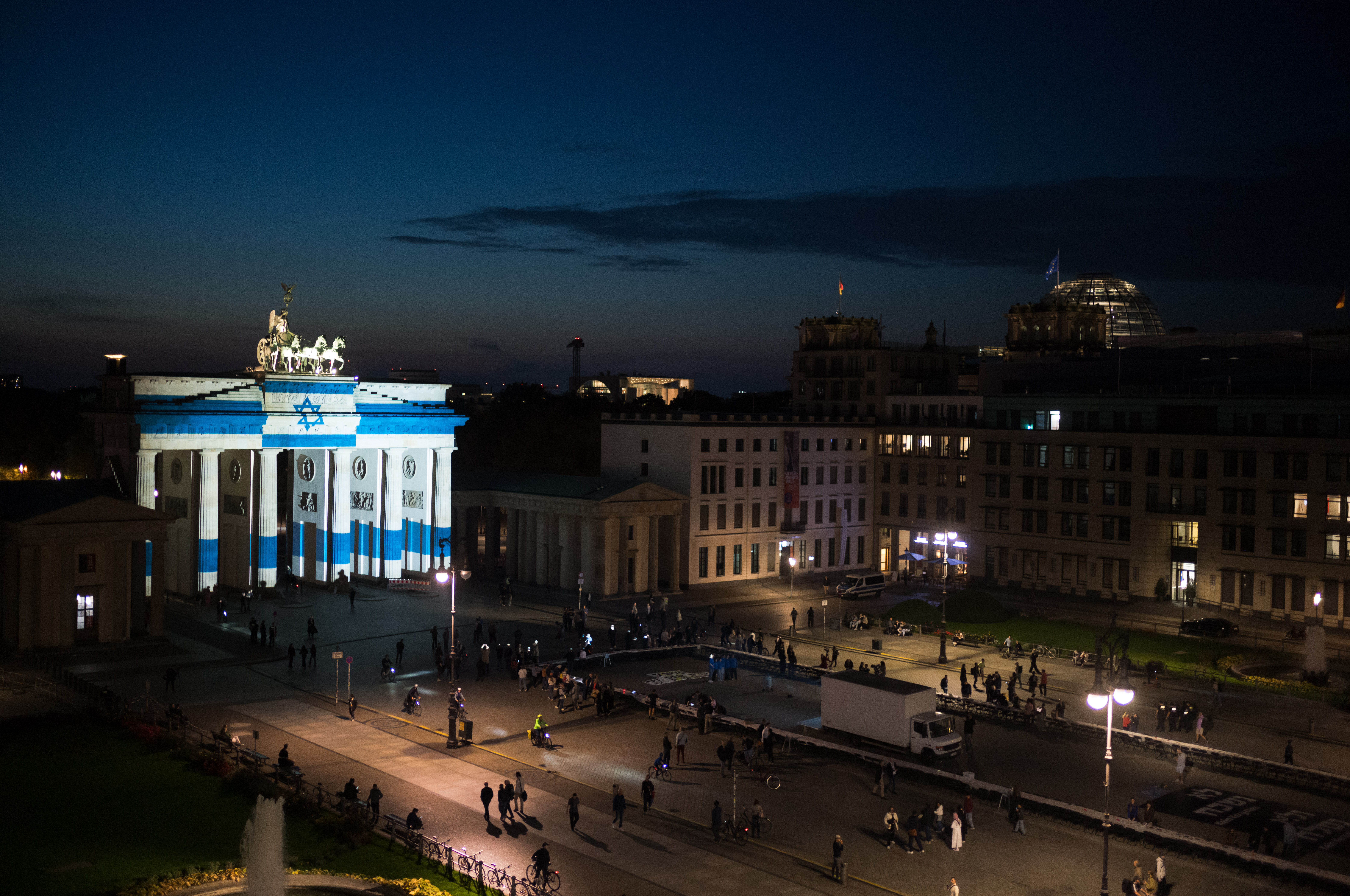 <p>Пропалестински протест и контрапротест се сблъскаха в Берлин.</p>