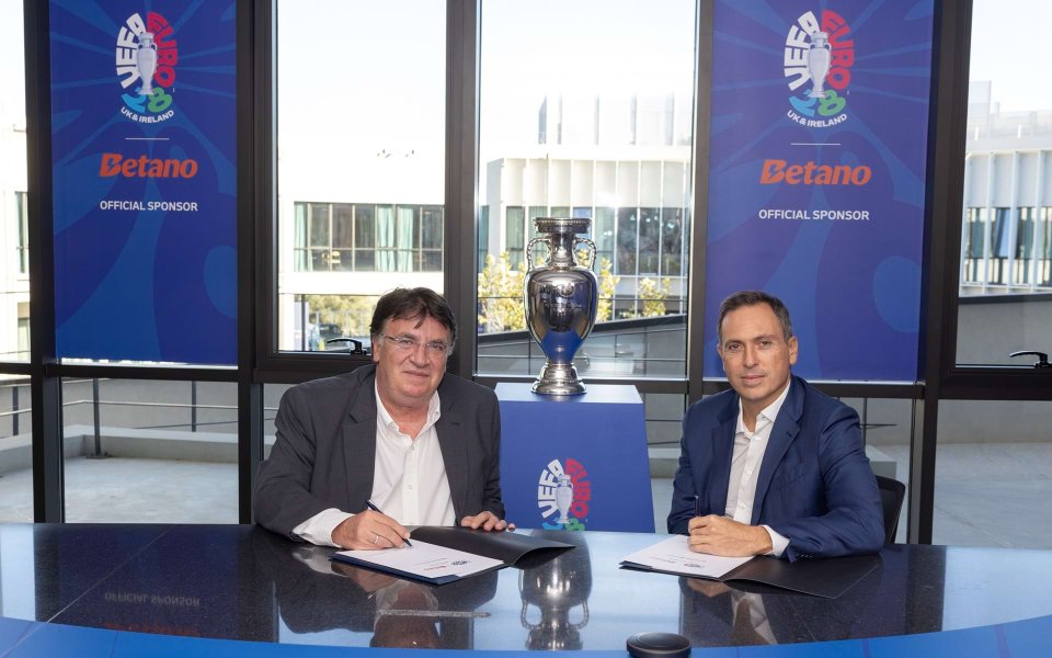 Kaizen Gaming и UEFA обявиха Betano за официален спонсор на UEFA EURO 2028