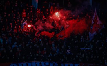 Бой между фенове на ЦСКА и Лудогорец на 