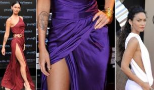 Меган Фокс в някои от най-сексапилните си тоалети от премиерите на "Трансформърс-2"