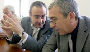 Главният прокурор Барис Велчев и председателят на Върховния касационен съд Лазар Груев