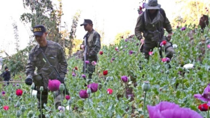 В Мианма хванаха един тон хероин