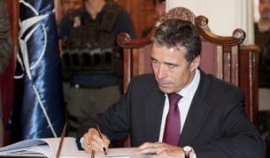 Генералният секретар на НАТО Андерс Фог Расмусен