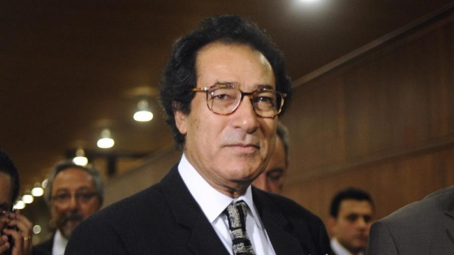 Министърът на културата на Египет Фарук Хосни преди петия кръг на изборите в централата на ЮНЕСКО