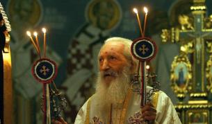 Сръбският и на Черна гора патриарх Павле (фотография от 11 април 2004 г.)