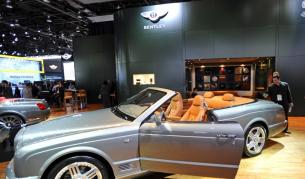 Автомобил "Бентли", изложен на Международното авто шоу на Северна Америка в Детройт, януари 2009 г.