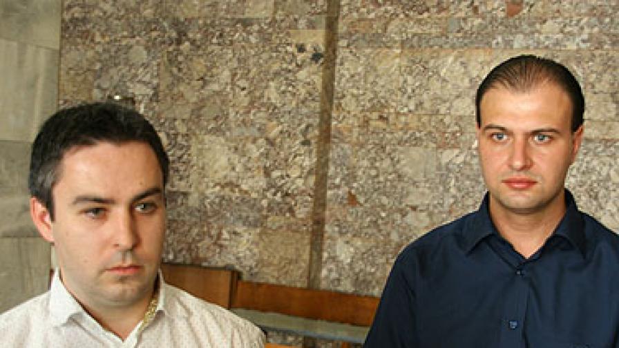 Георги Желязков (л) и Стоян Стоичков през август 2009 г.