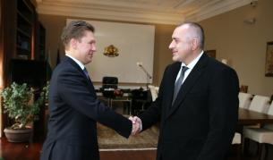 Премиерът Бойко Борисов прие шефа на "Газпром" Алексей Милер