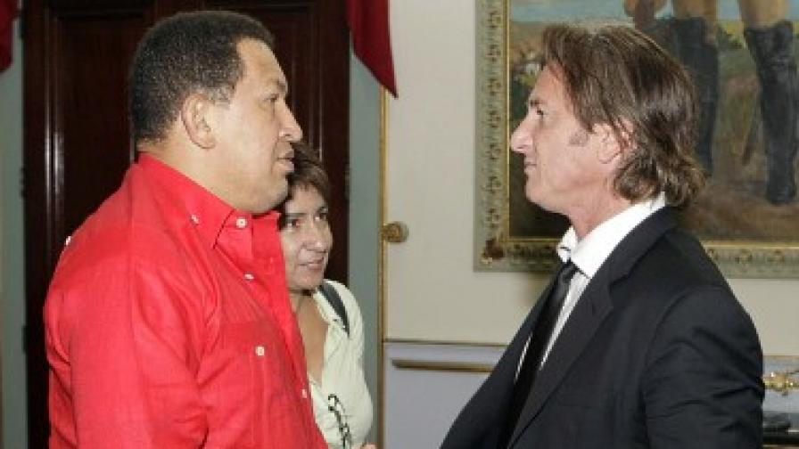 Миналата есен Пен беше и във Венецуела, където разговаря с президента Уго Чавес