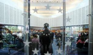 Изглед от една от съдебните зали в ЕСПЧ