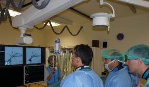 Жена с мозъчен кръвоизлив бе спасена от кардиолози и неврохирурзи в „Токуда Болница София” (снимка от януари 2010 г.)